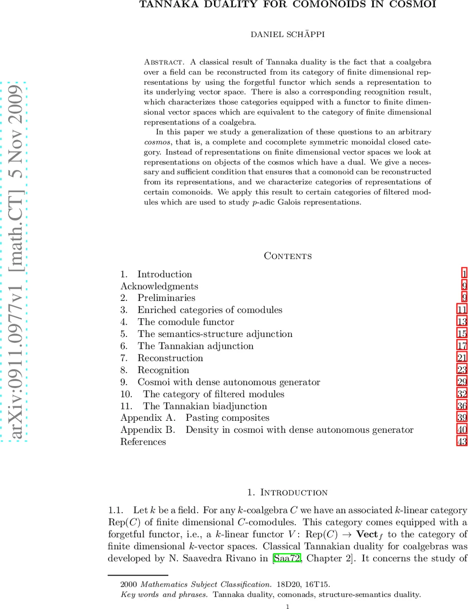 Tannaka duality for comonoids in cosmoi