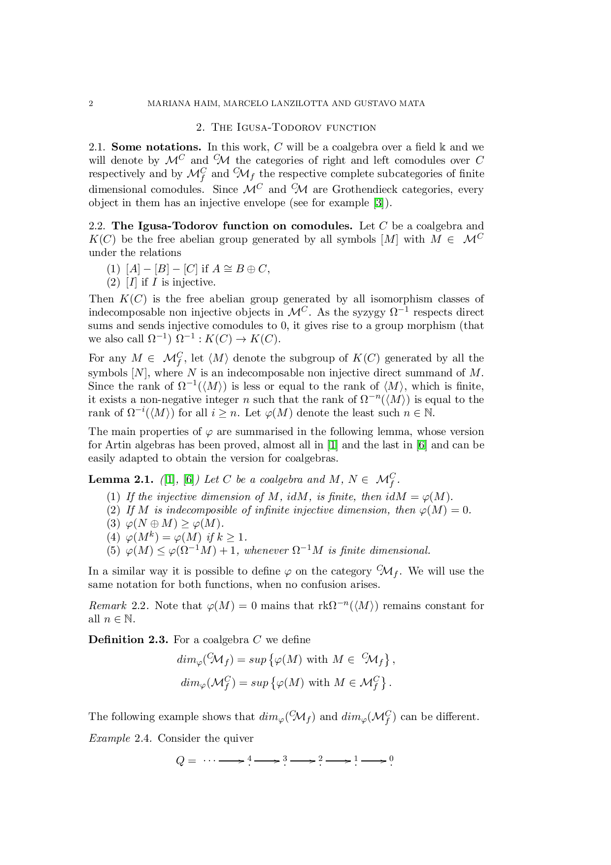 The Igusa-Todorov function for comodules
