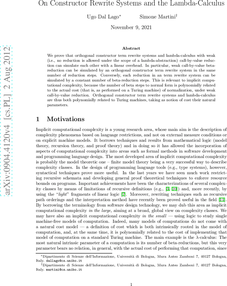On Constructor Rewrite Systems and the Lambda-Calculus (Long Version)