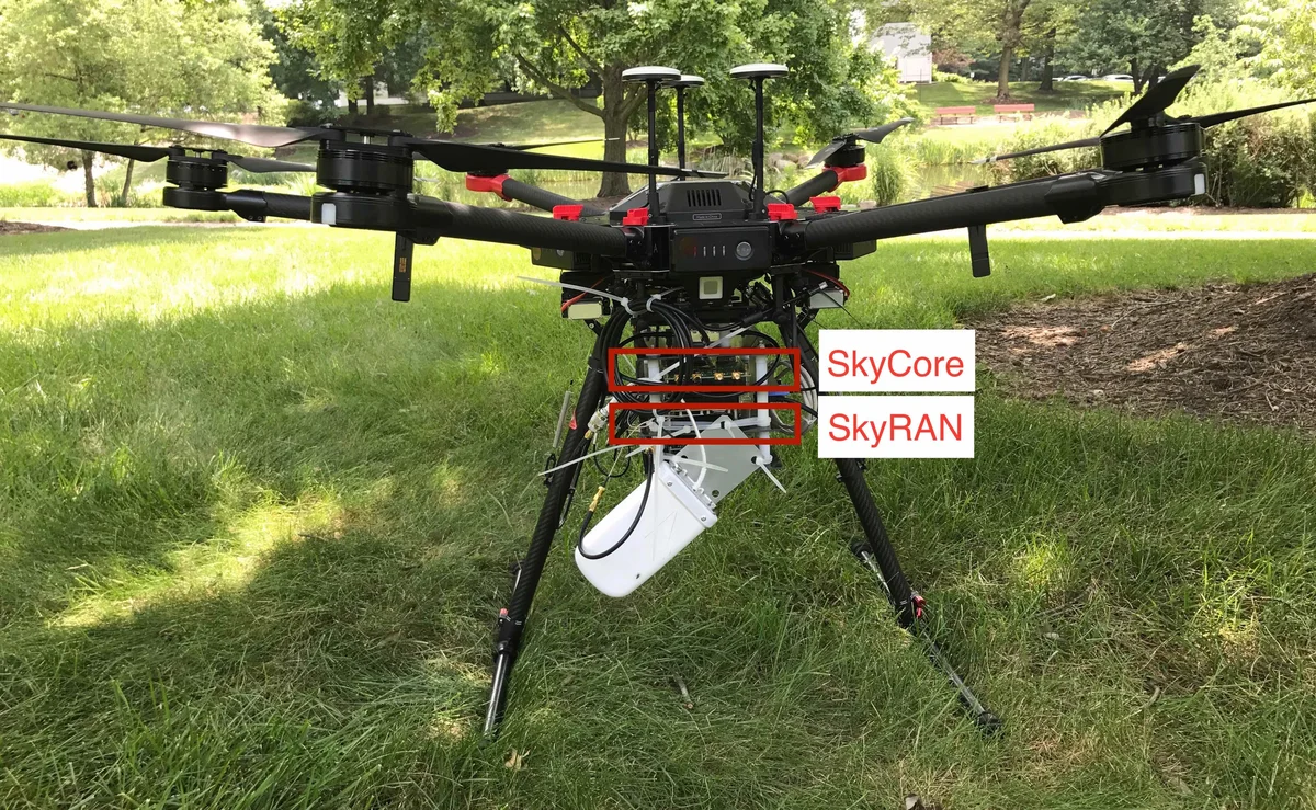 SkyLiTE: End-to-End Design of Low-Altitude UAV Networks for Providing   LTE Connectivity