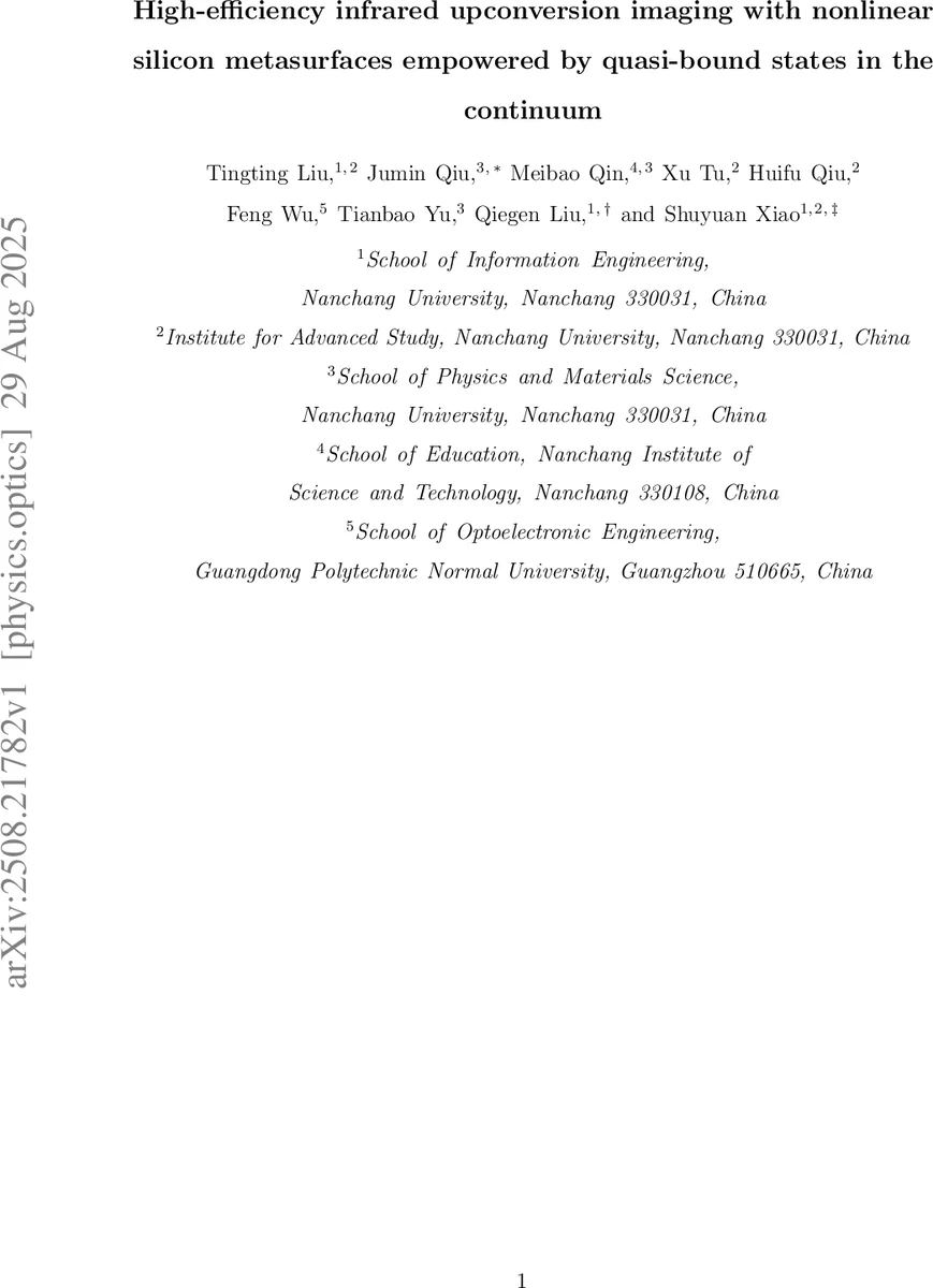 High-efficiency infrared upconversion imaging with nonlinear silicon metasurfaces empowered by quasi-bound states in the continuum