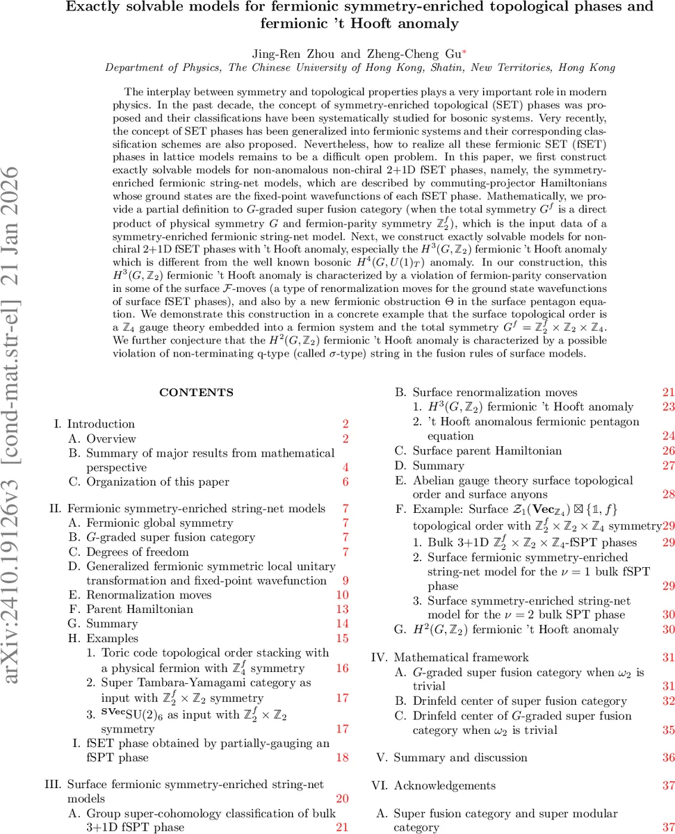 Exactly solvable models for fermionic symmetry-enriched topological phases and fermionic 't Hooft anomaly
