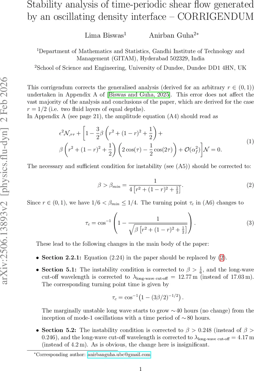 Stability analysis of time-periodic shear flow generated by an oscillating density interface