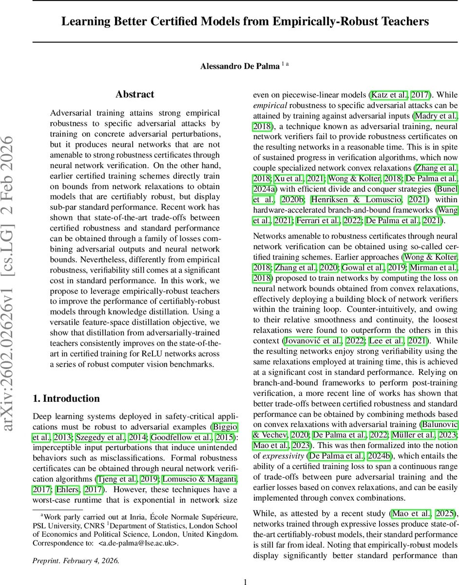Learning Better Certified Models from Empirically-Robust Teachers