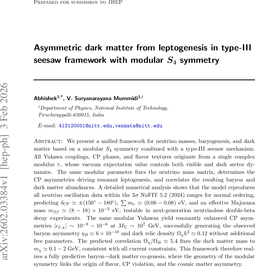Asymmetric dark matter from leptogenesis in type-III seesaw framework with modular $S_4$ symmetry