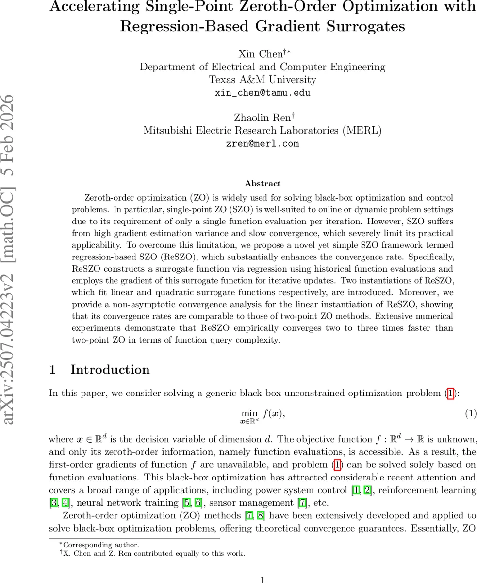 Accelerating Single-Point Zeroth-Order Optimization with Regression-Based Gradient Surrogates
