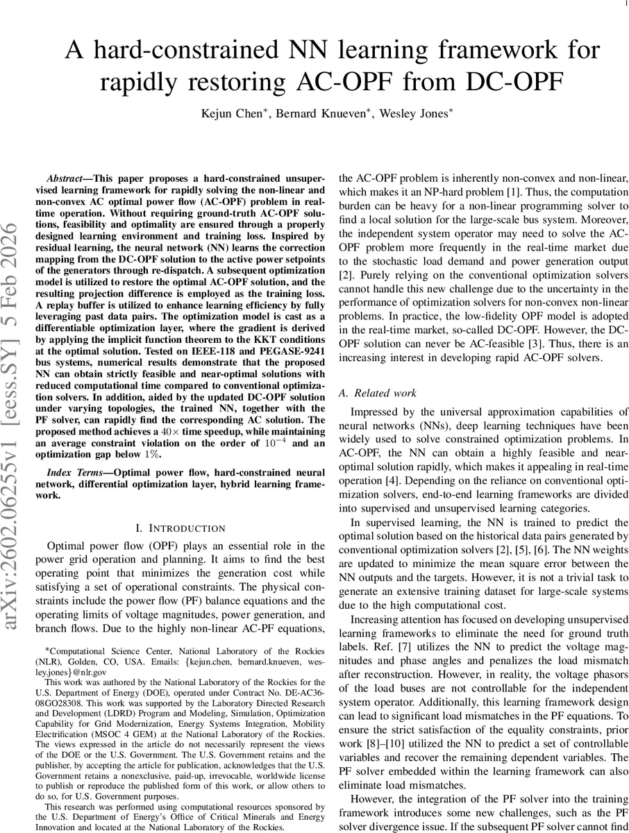 A hard-constrained NN learning framework for rapidly restoring AC-OPF from DC-OPF