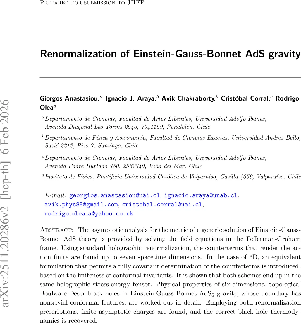 Renormalization of Einstein-Gauss-Bonnet AdS gravity