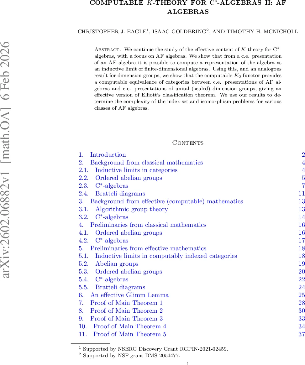 Computable $K$-theory for C*-algebras II: AF algebras