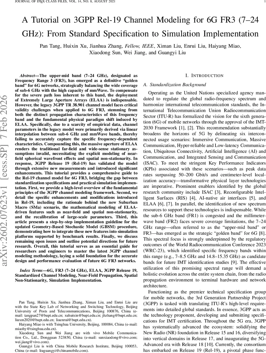 A Tutorial on 3GPP Rel-19 Channel Modeling for 6G FR3 (7-24 GHz): From Standard Specification to Simulation Implementation