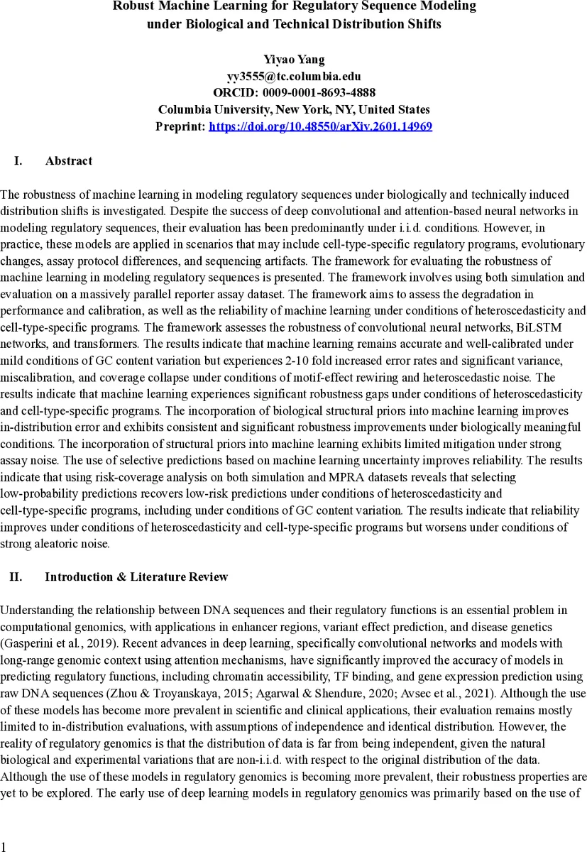 Robust Machine Learning for Regulatory Sequence Modeling under Biological and Technical Distribution Shifts