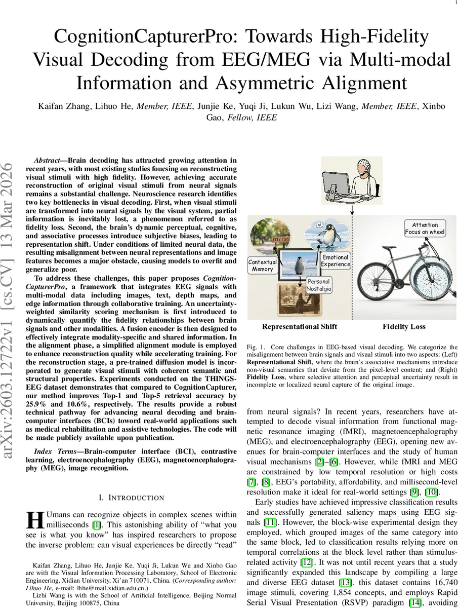 CognitionCapturerPro: Towards High-Fidelity Visual Decoding from EEG/MEG via Multi-modal Information and Asymmetric Alignment