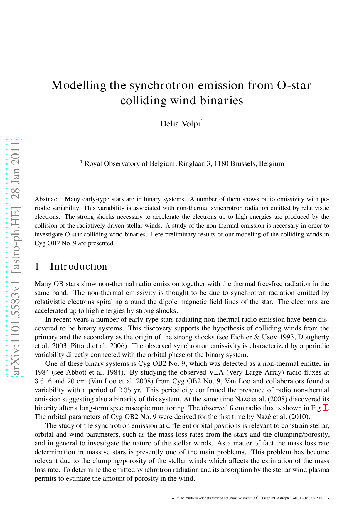 Modelling the synchrotron emission from O-star colliding wind binaries
