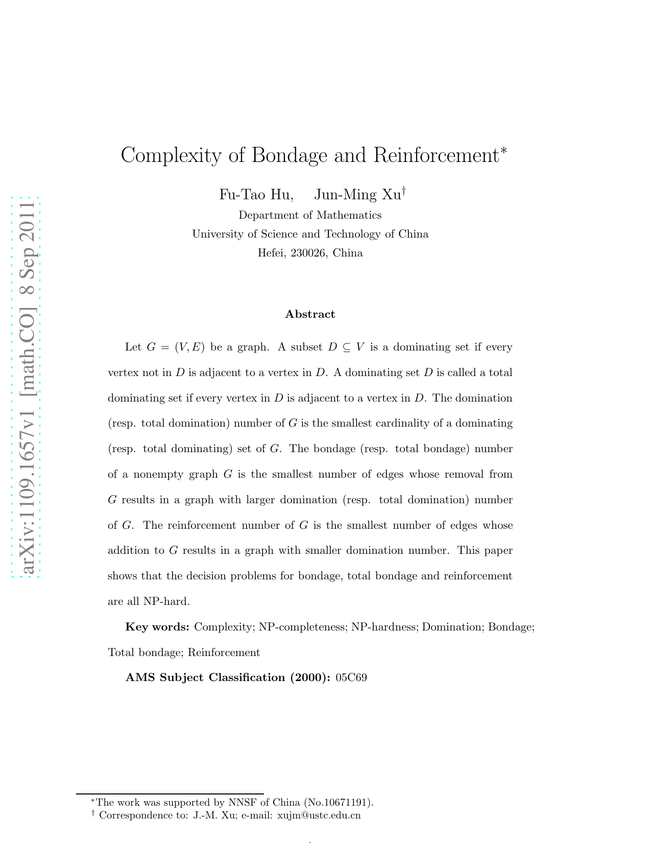 Complexity of Bondage and Reinforcement
