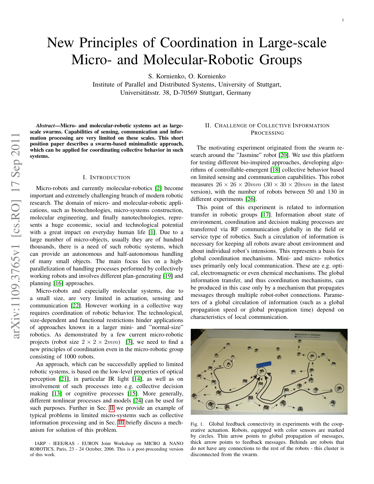 New Principles of Coordination in Large-scale Micro- and   Molecular-Robotic Groups