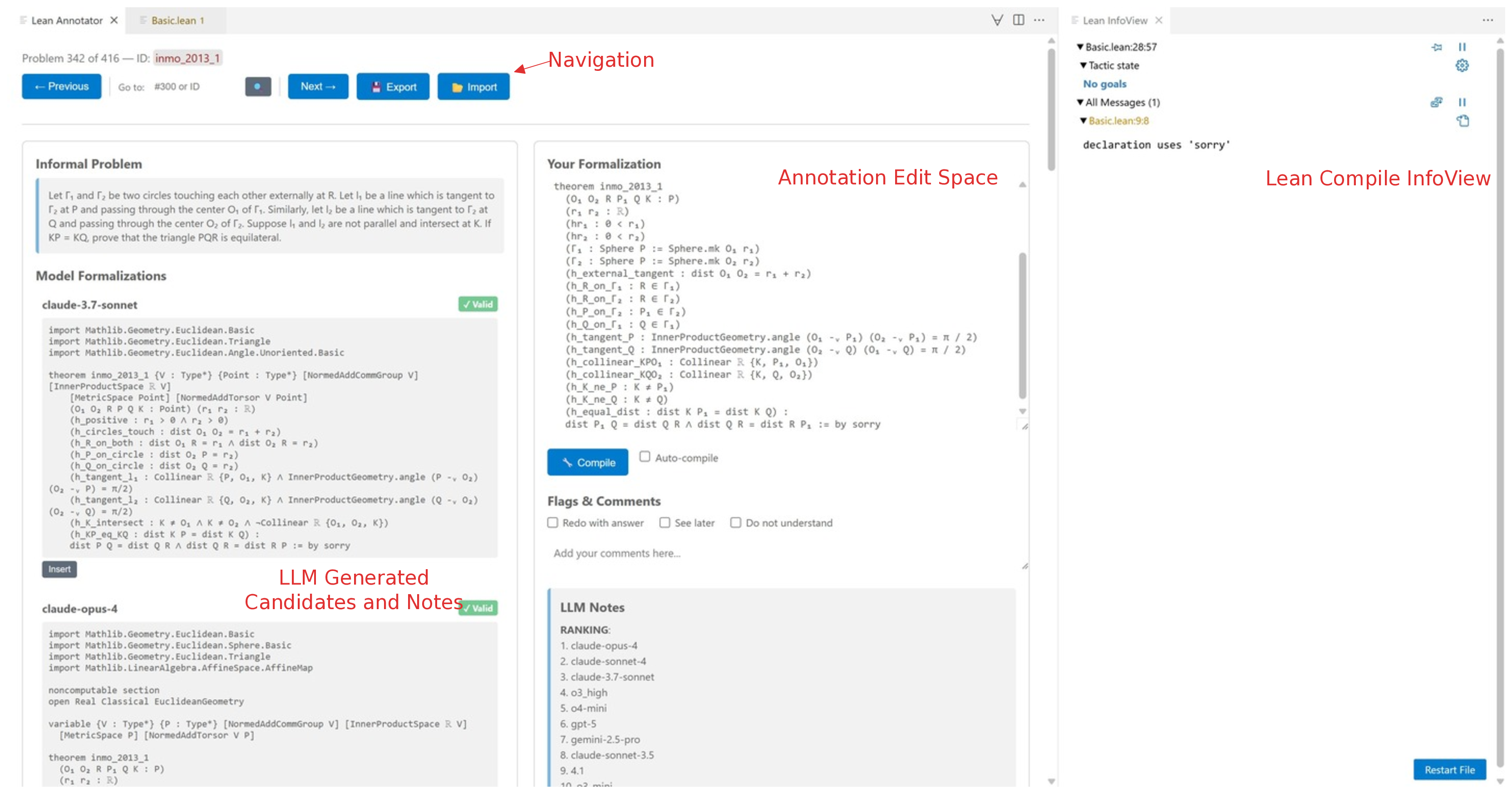 IndiMathBench: Autoformalizing Mathematical Reasoning Problems with a Human Touch