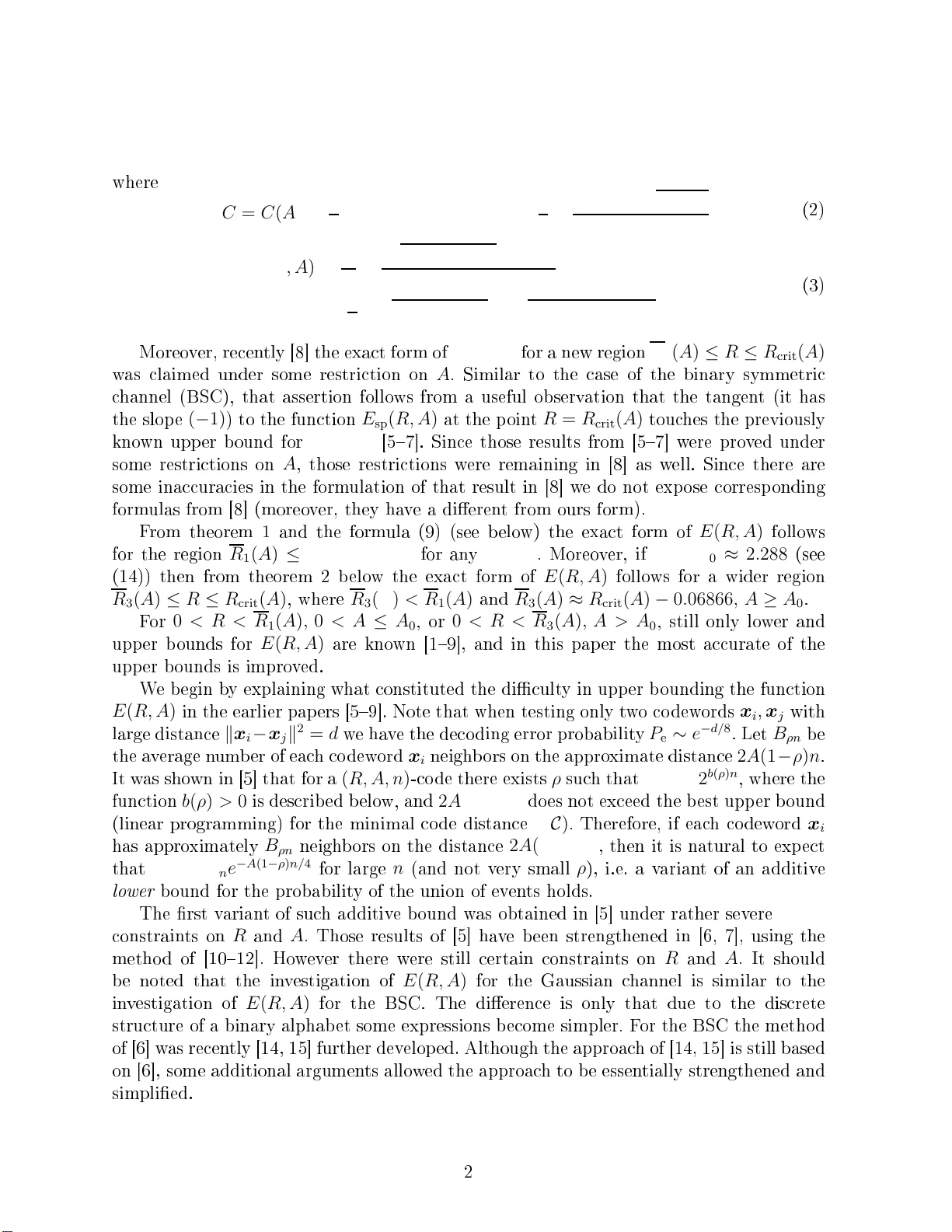 Code spectrum and reliability function: Gaussian channel