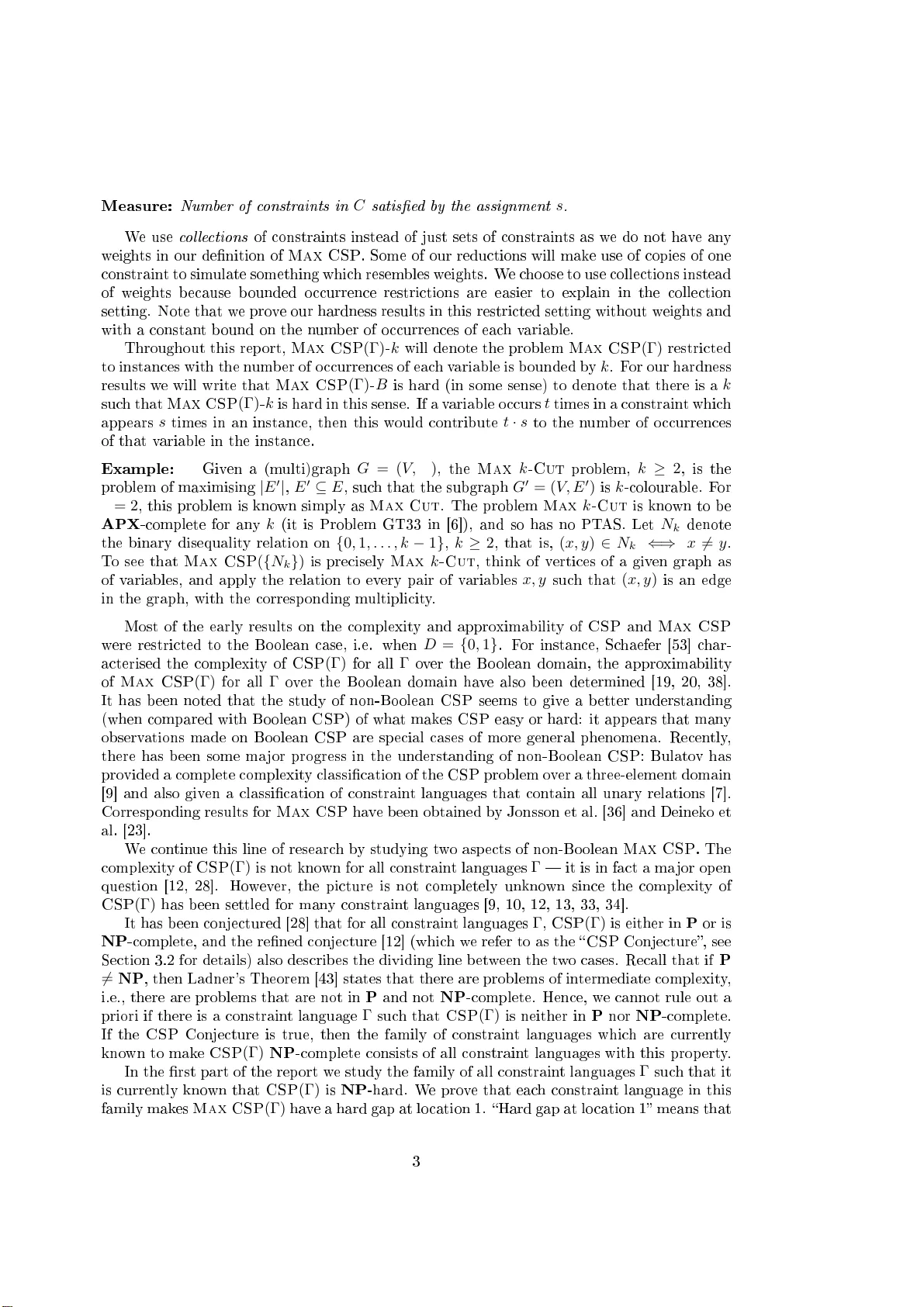 Hard constraint satisfaction problems have hard gaps at location 1