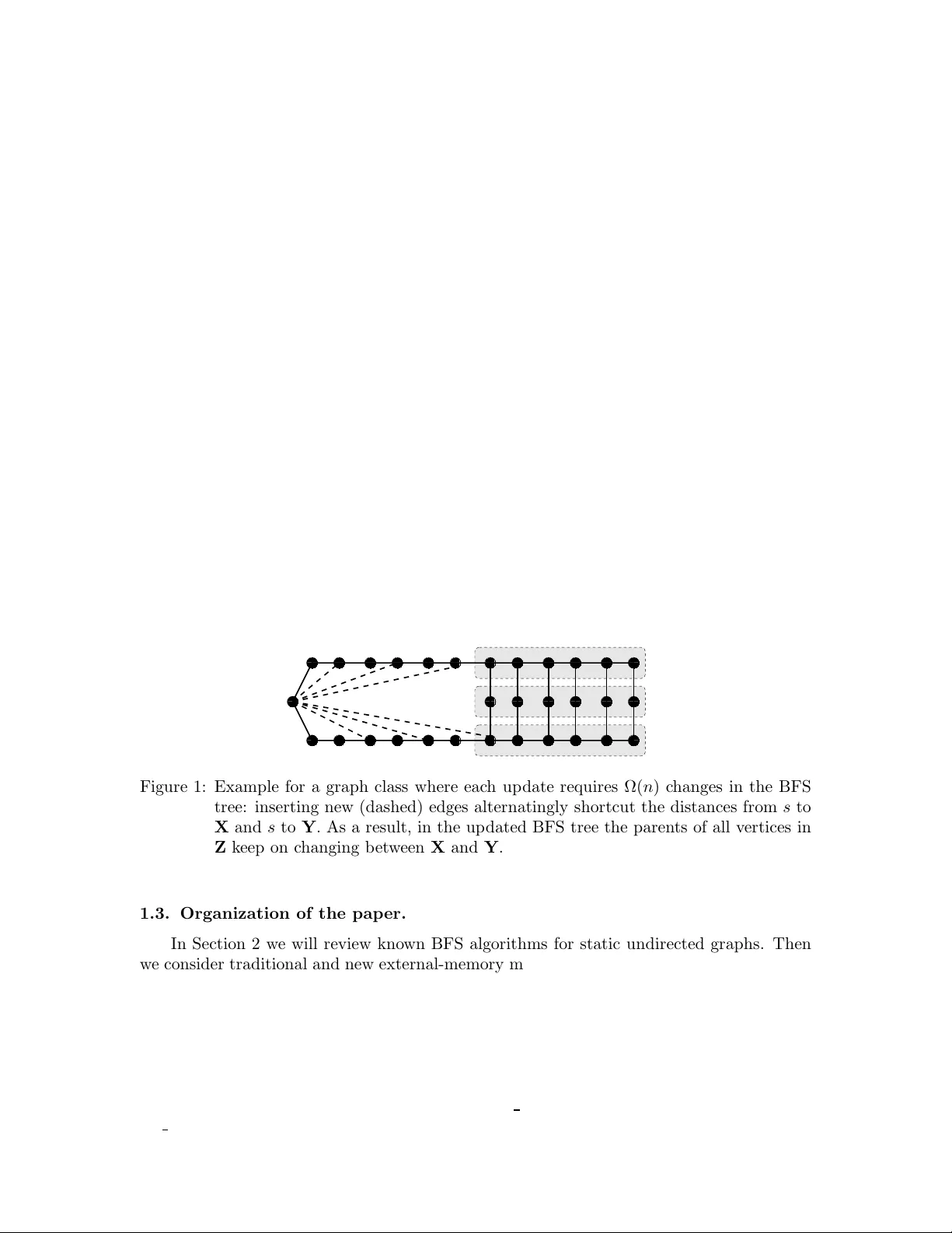 On Dynamic Breadth-First Search in External-Memory