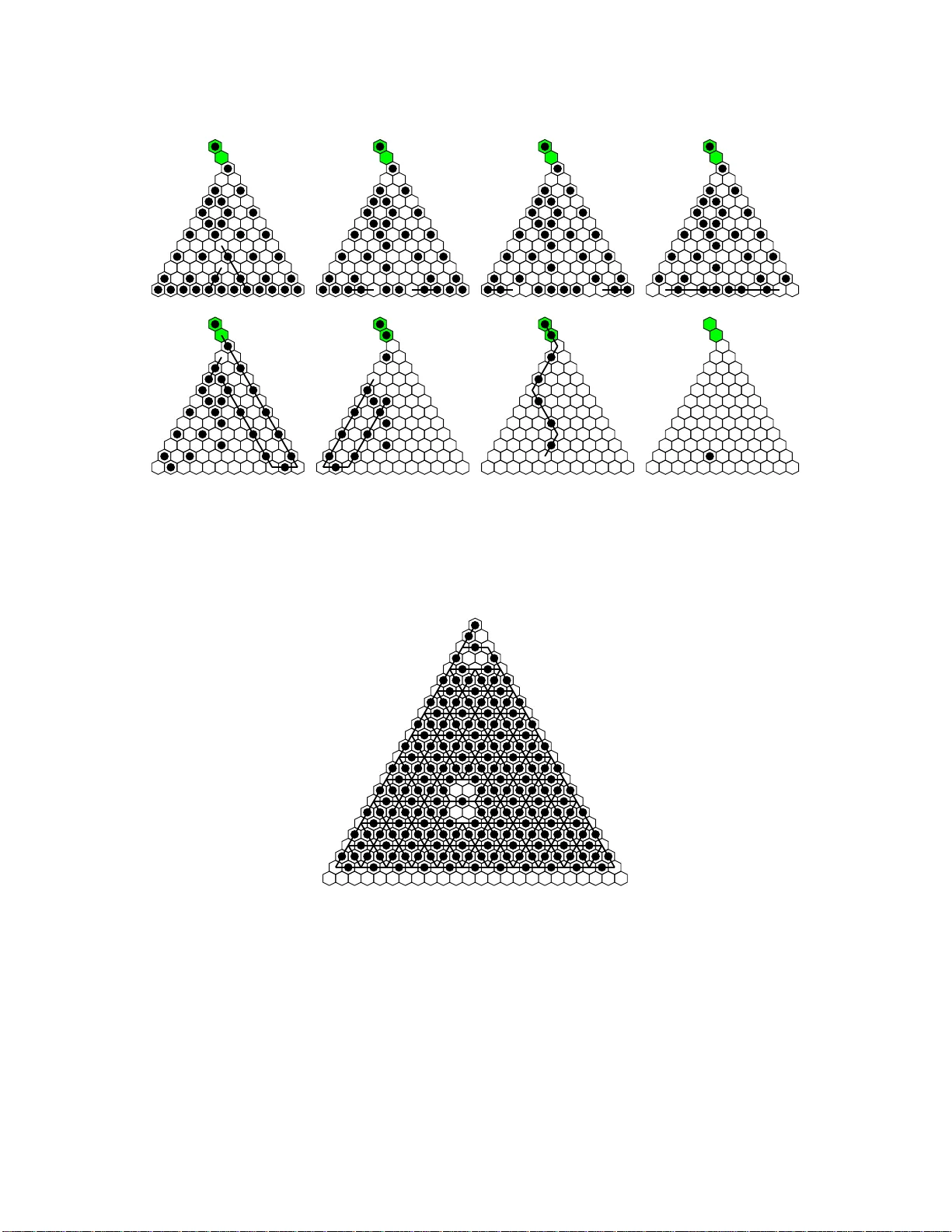Triangular Peg Solitaire Unlimited
