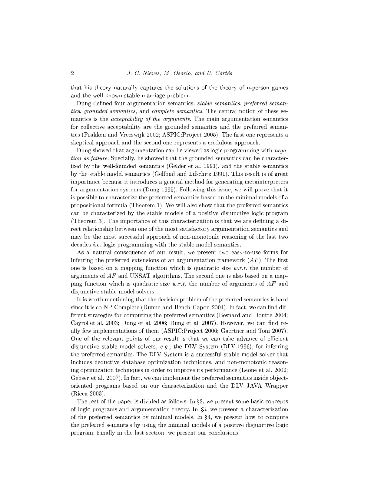 Preferred extensions as stable models