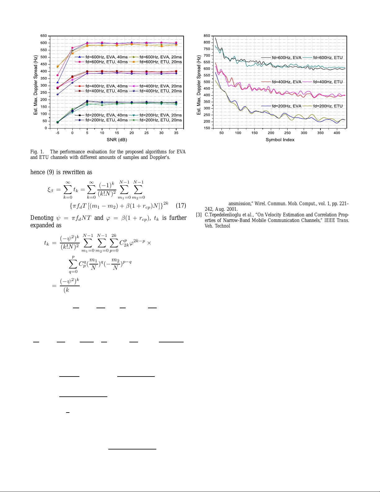 Doppler Spread Estimation by Tracking the Delay-Subspace for OFDM   Systems in Doubly Selective Fading Channels