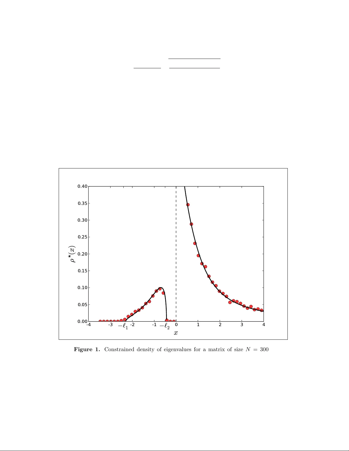 Index Distribution of Cauchy Random Matrices