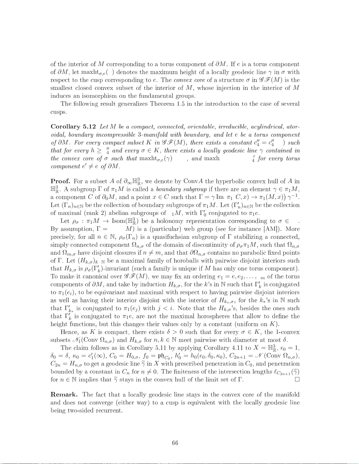 Prescribing the behaviour of geodesics in negative curvature