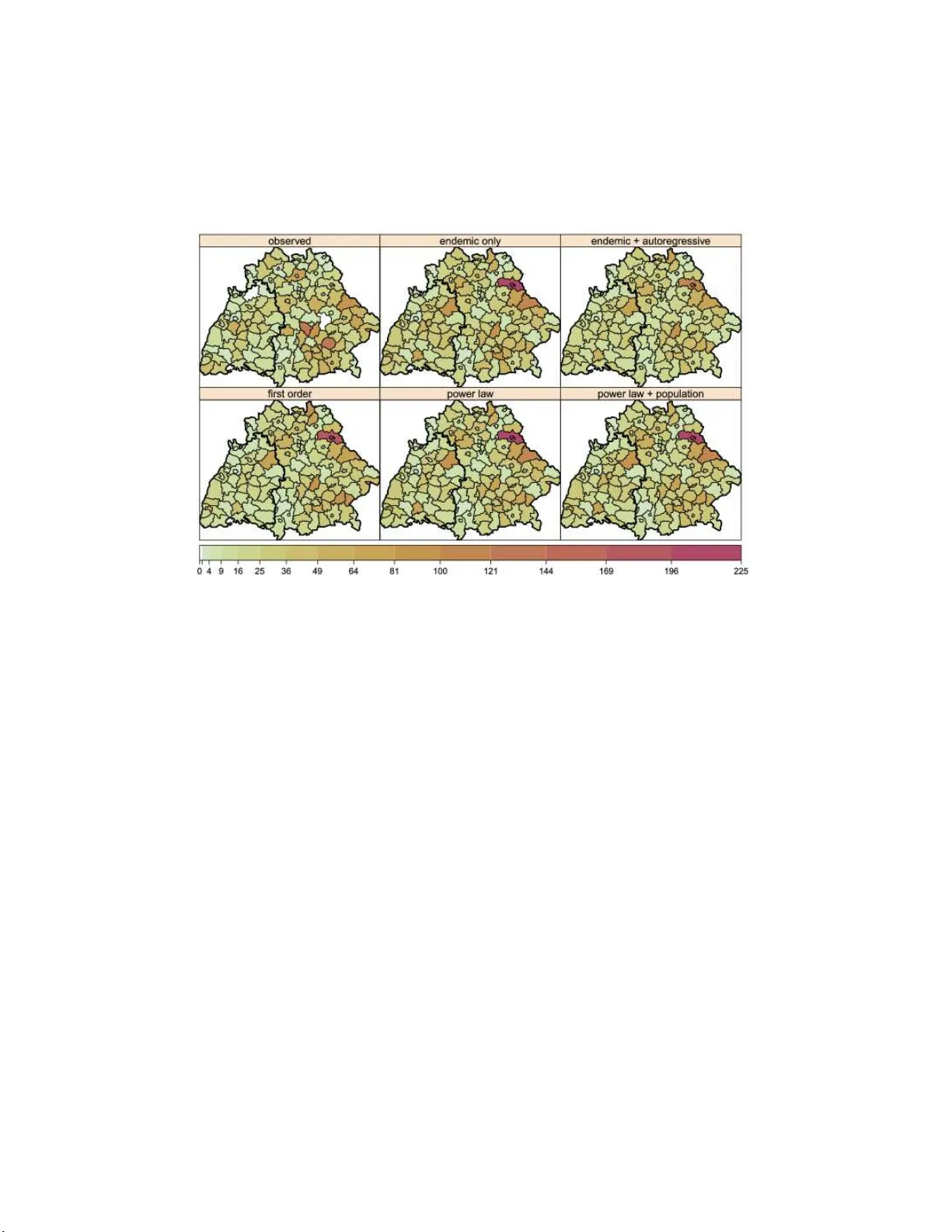 Power-law models for infectious disease spread
