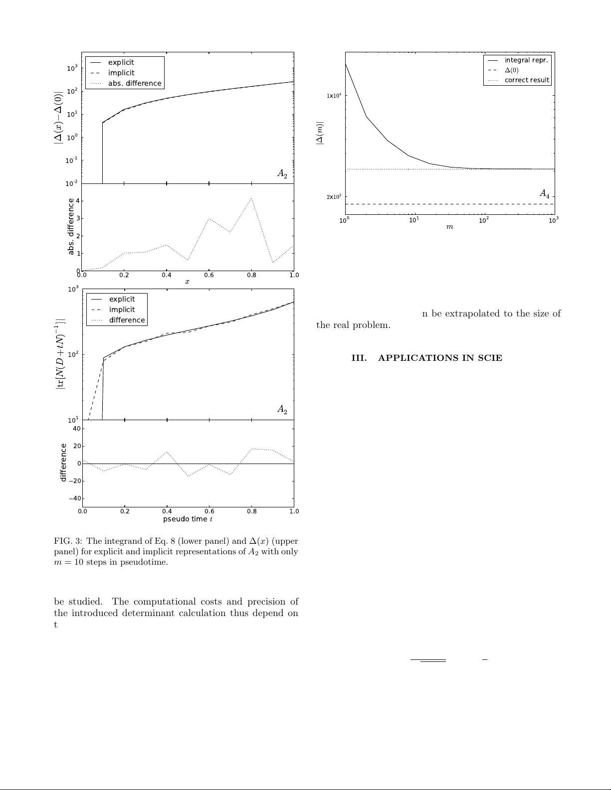 Stochastic determination of matrix determinants