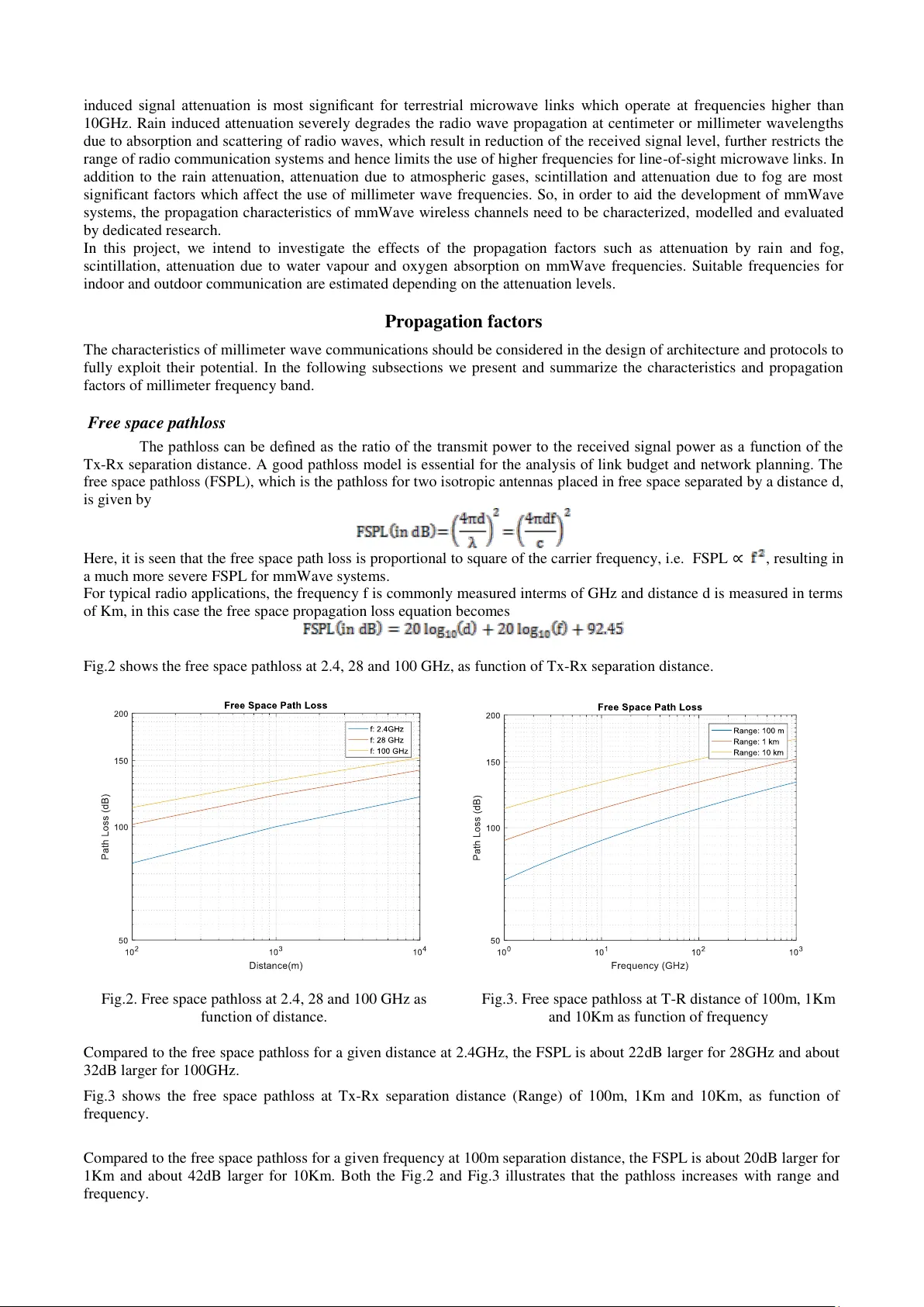 Impact of atmospheric impairments on mmWave based outdoor communication