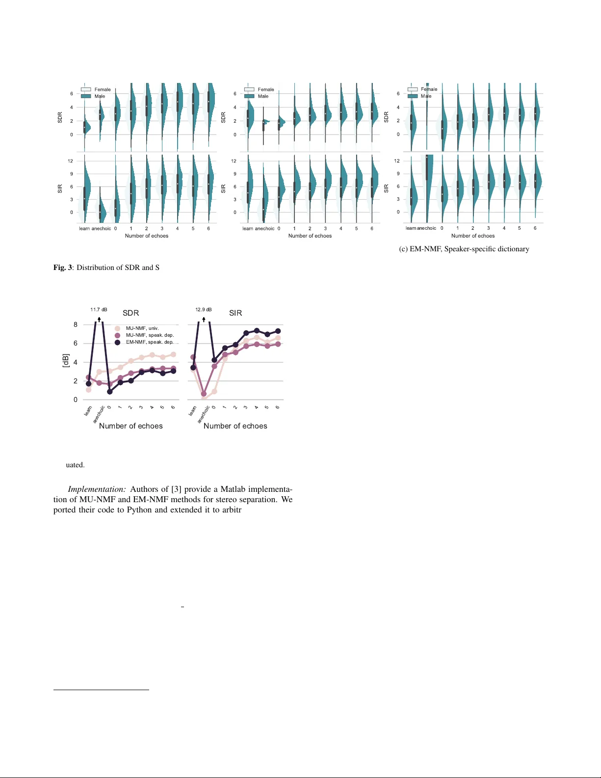 Separake: Source Separation with a Little Help From Echoes