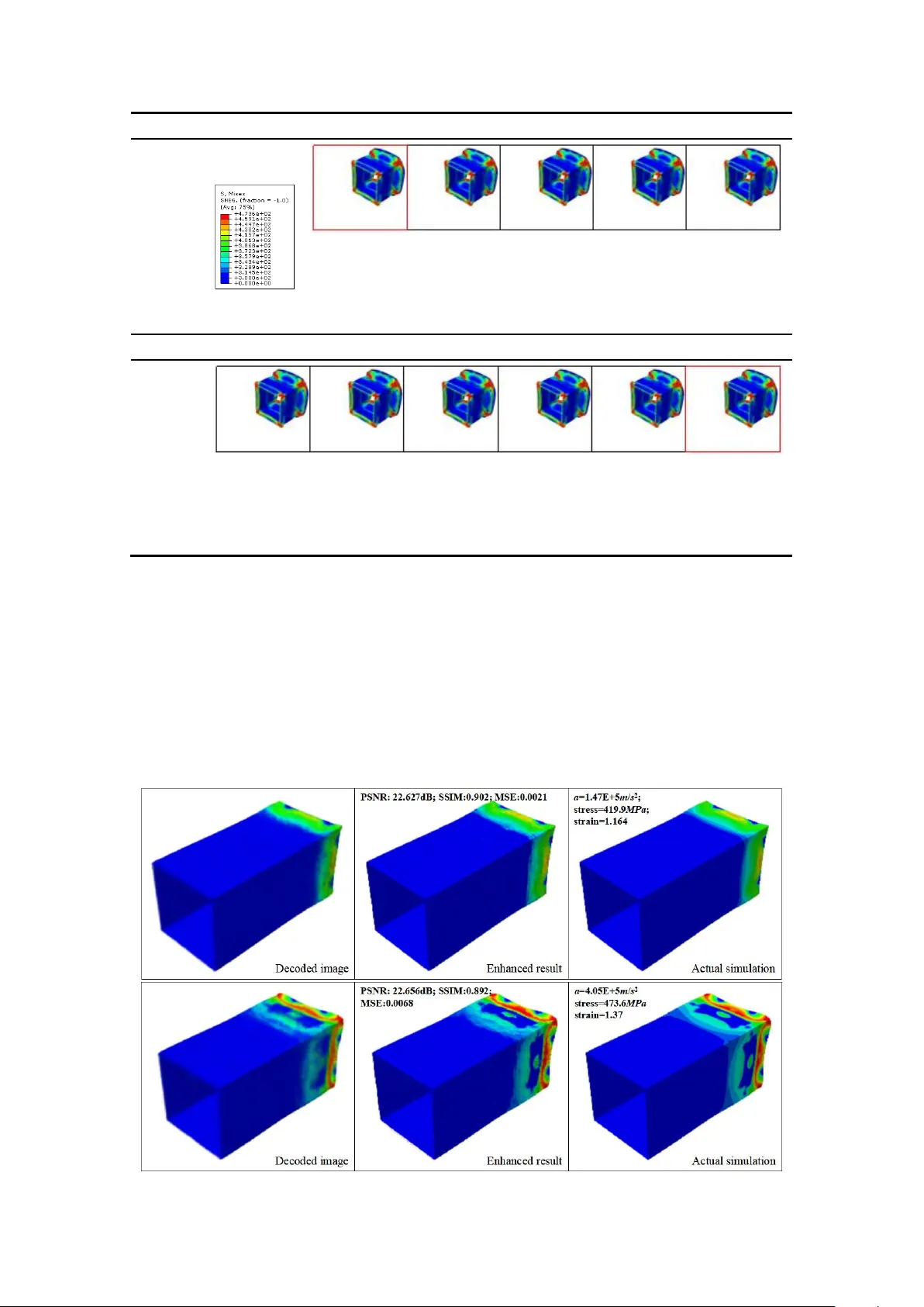Image-based reconstruction for the impact problems by using DPNNs
