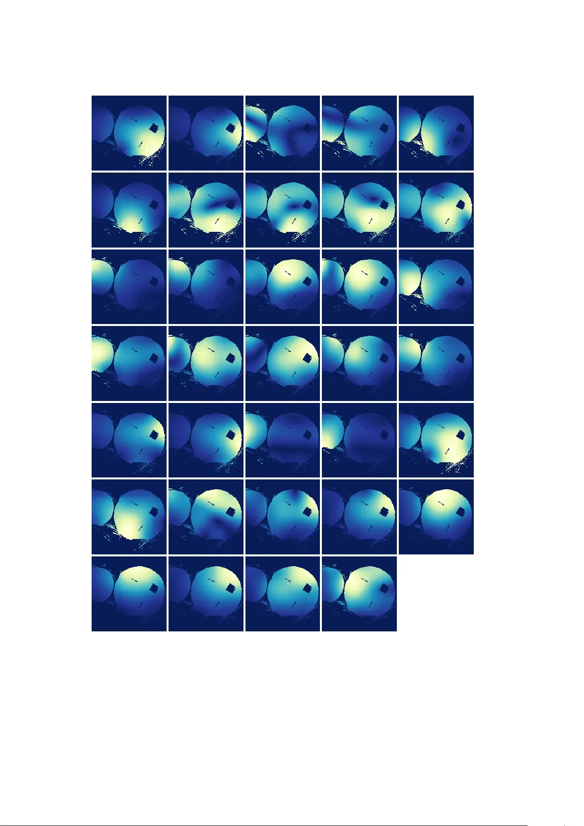 Preparatory data analysis for the reconstruction of real-time MRI data