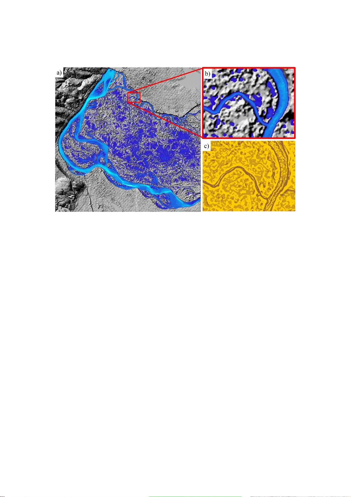 Creation of digital elevation models for river floodplains