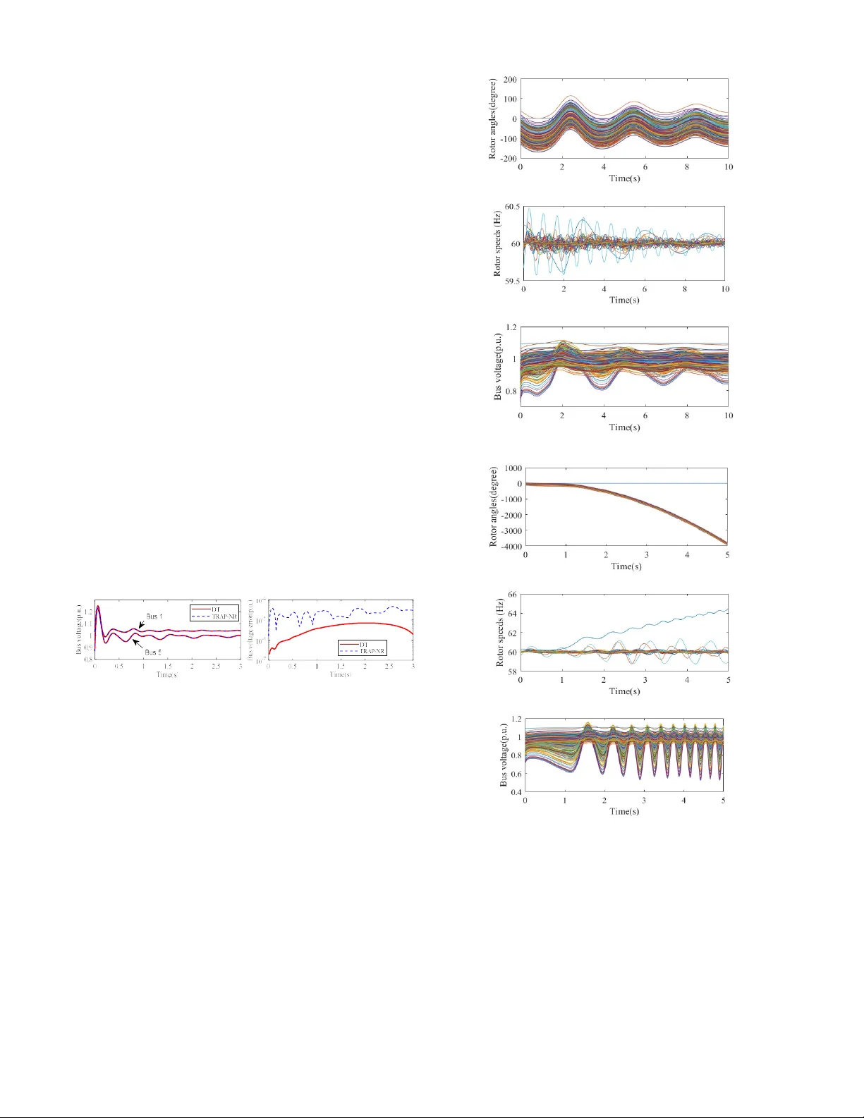 Solving Power System Differential Algebraic Equations Using Differential   Transformation