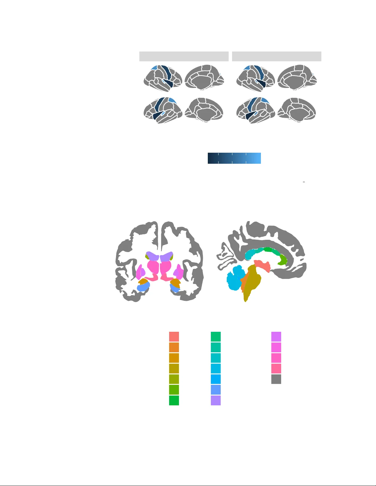 Visualisation of Brain Statistics with R-packages ggseg and ggseg3d