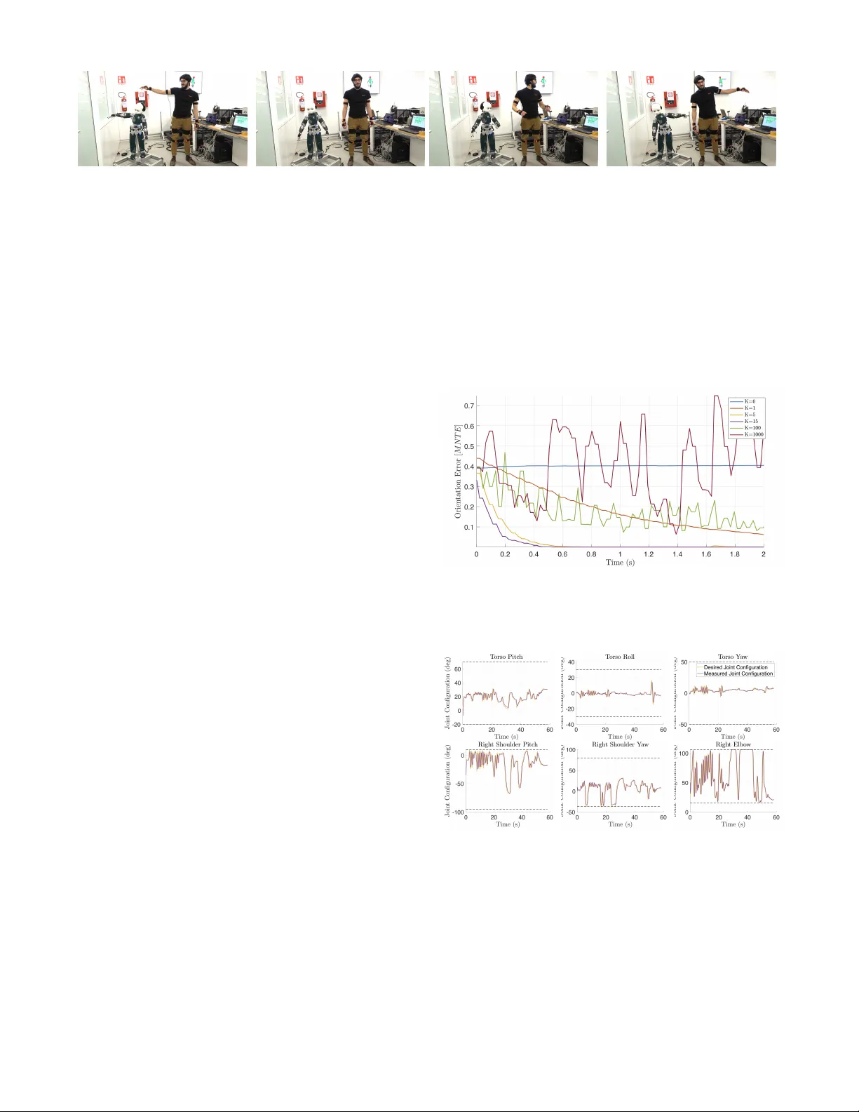 Model-Based Real-Time Motion Tracking using Dynamical Inverse Kinematics   on SO(3)