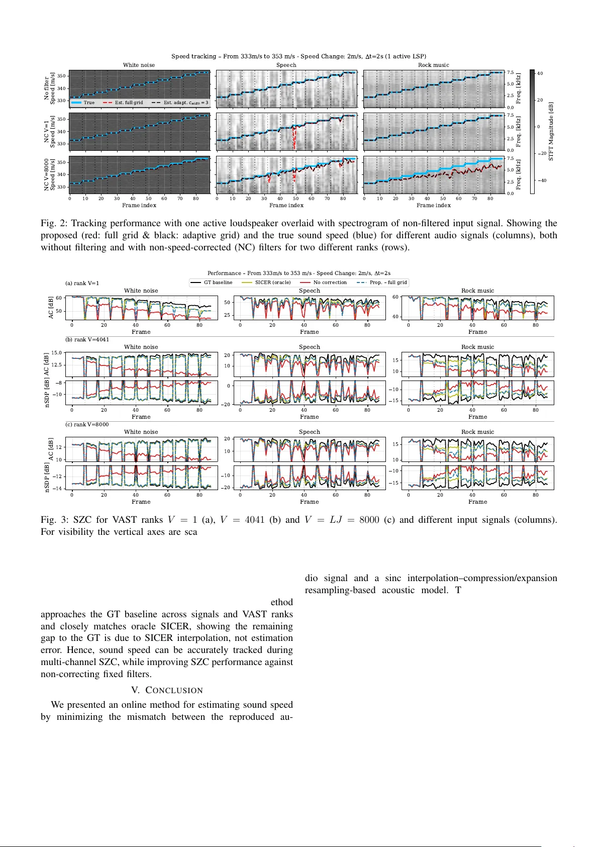 Online Single-Channel Audio-Based Sound Speed Estimation for Robust Multi-Channel Audio Control