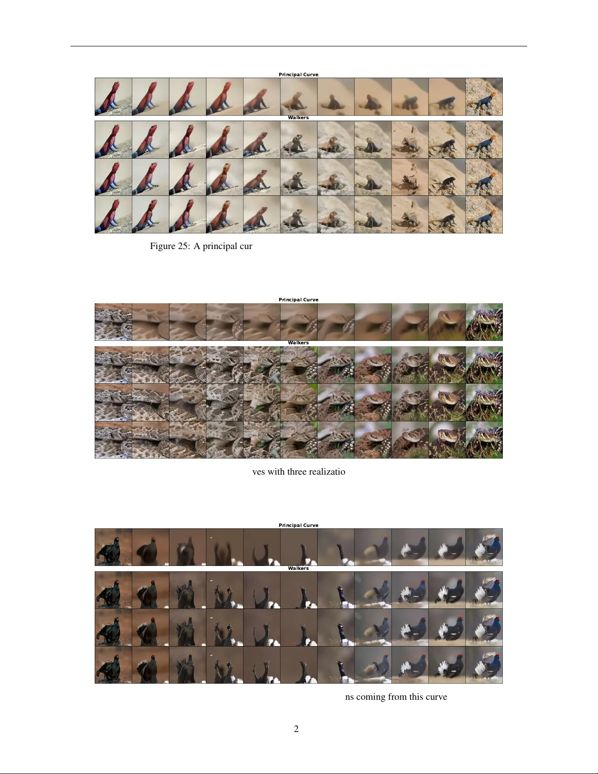 Probing the Geometry of Diffusion Models with the String Method