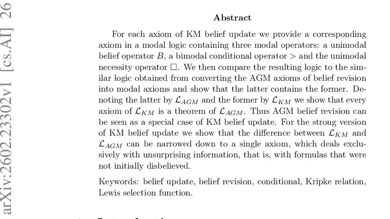 The logic of KM belief update is contained in the logic of AGM belief revision