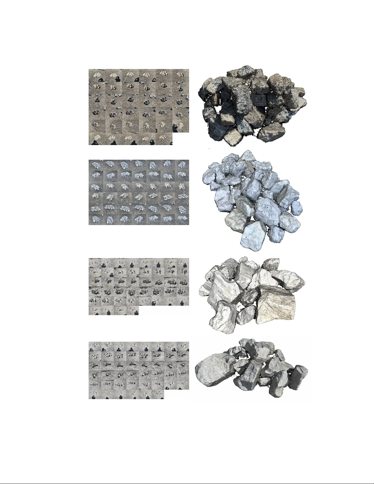 Field imaging framework for morphological characterization of aggregates with computer vision: Algorithms and applications
