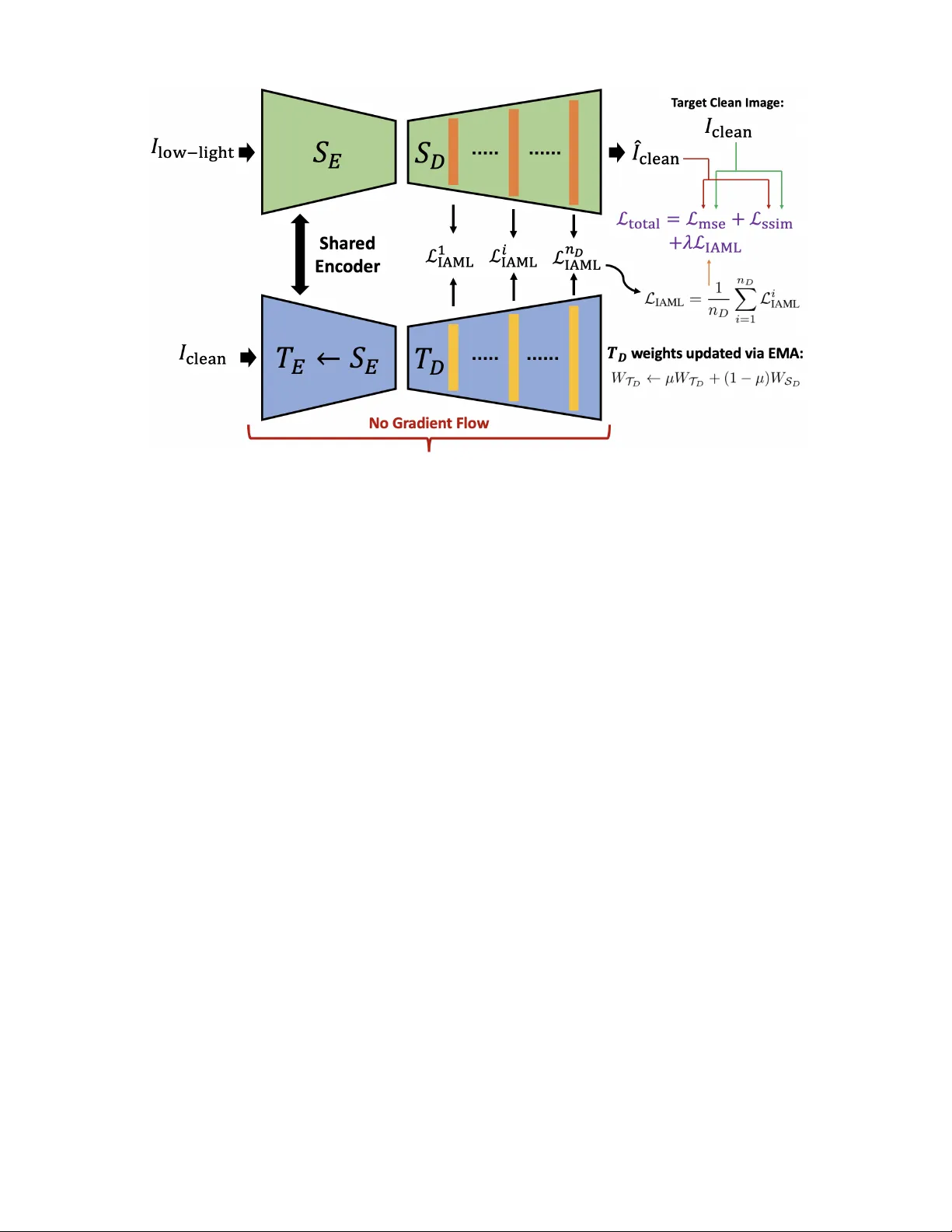 IAML: Illumination-Aware Mirror Loss for Progressive Learning in Low-Light Image Enhancement Auto-encoders