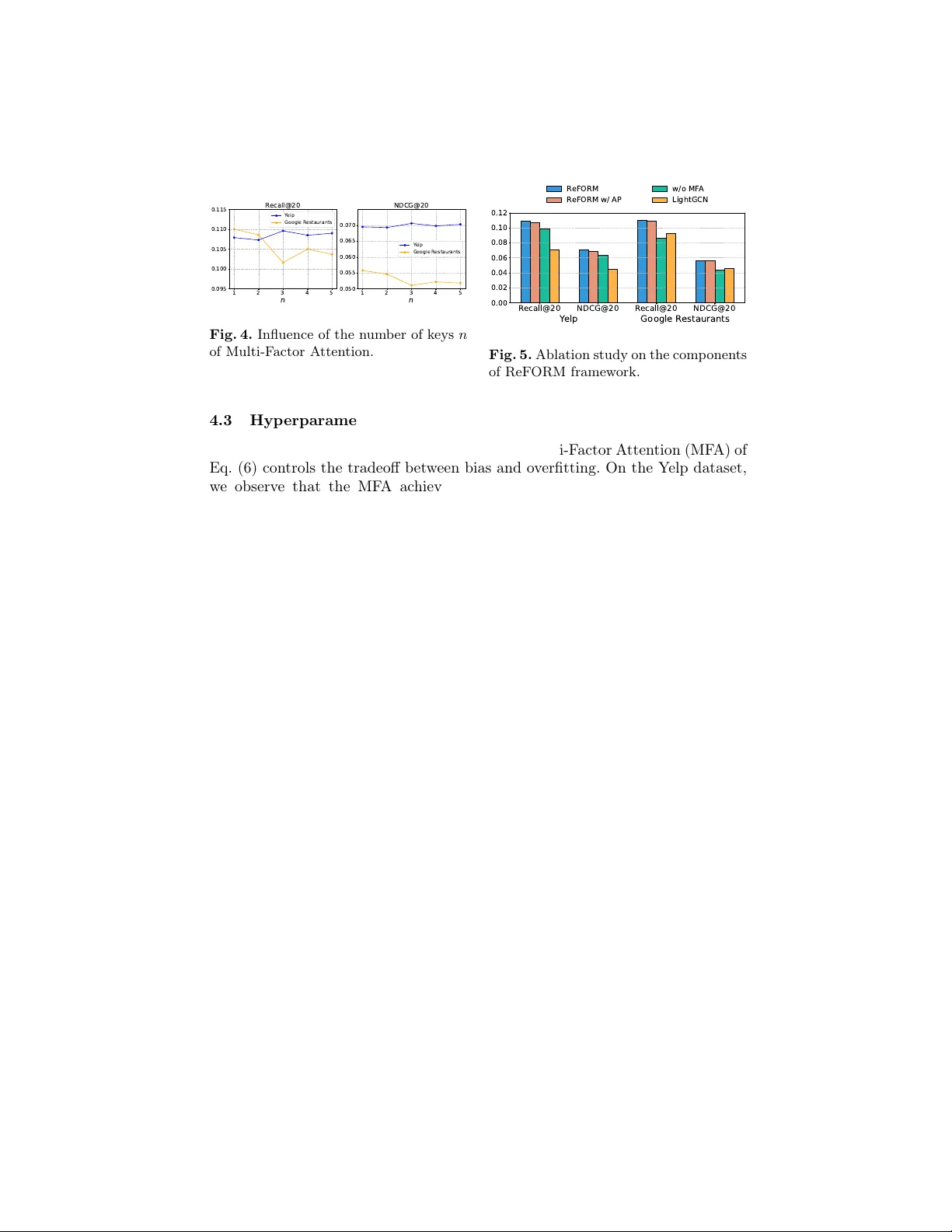 ReFORM: Review-aggregated Profile Generation via LLM with Multi-Factor Attention for Restaurant Recommendation