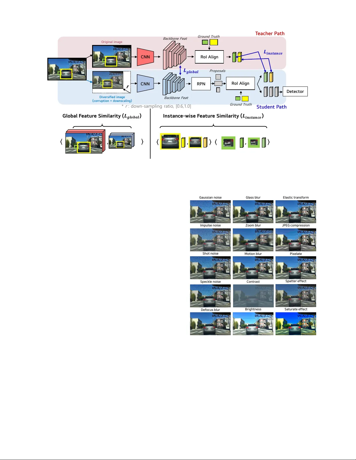 CD-FKD: Cross-Domain Feature Knowledge Distillation for Robust Single-Domain Generalization in Object Detection