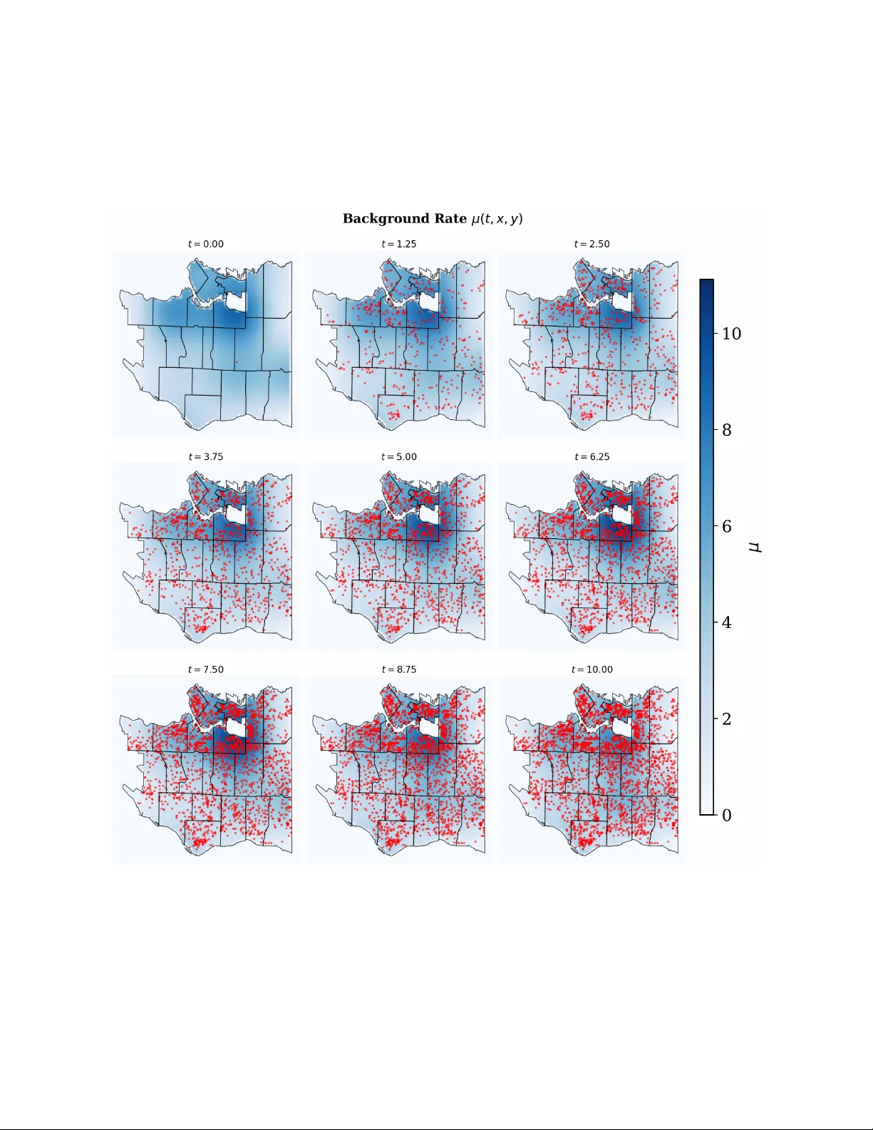 Flexible and Scalable Bayesian Modelling of Spatio-Temporal Hawkes Processes